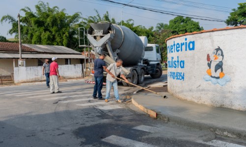 Porto Real inicia projeto de urbanização e nivelamento de calçadas